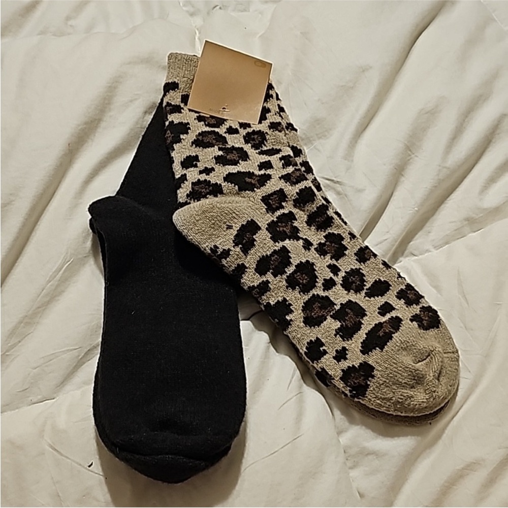 Womens 2 Pack BKE Fuzzy Socks Super Soft